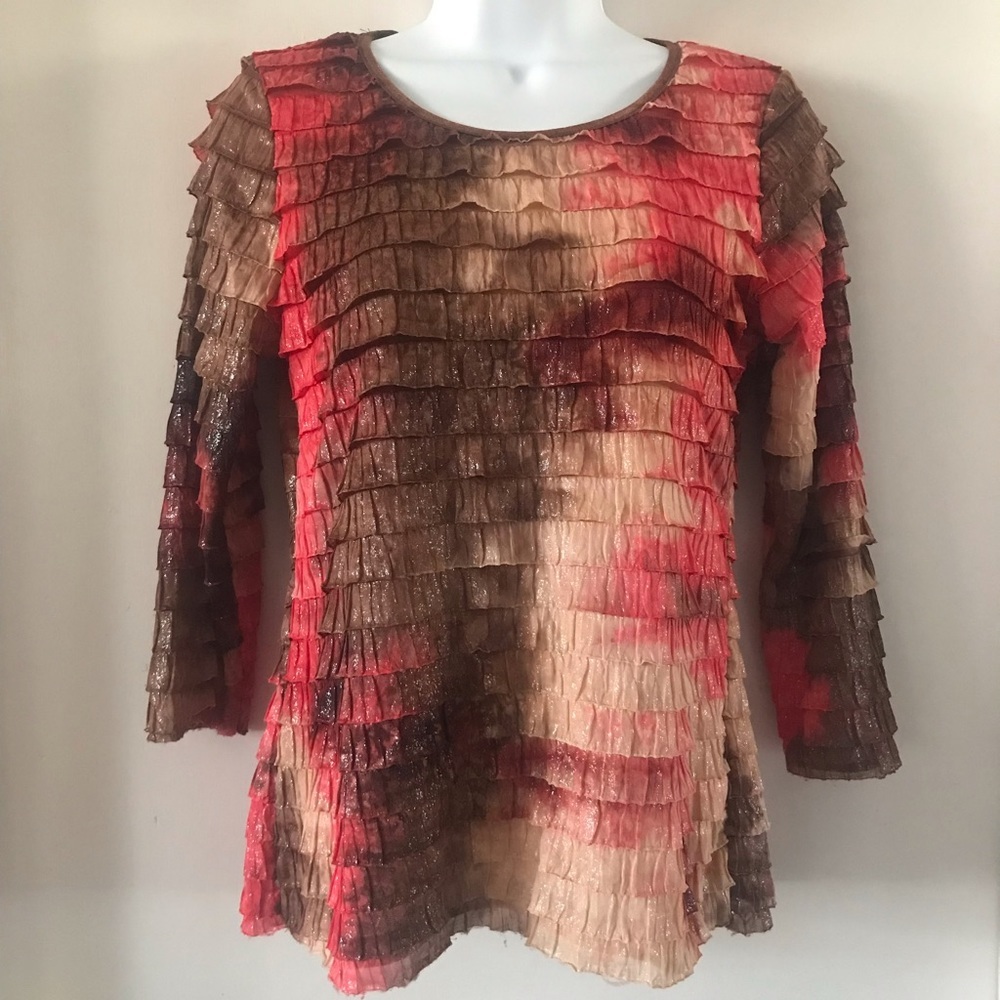 Notations Ruffled Layers Top - Picture 2 of 12